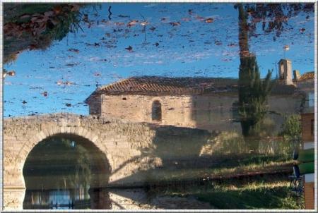 Reflet sur le canal du Midi